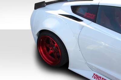 Duraflex - Chevrolet Corvette Duraflex Gran Veloce Wide Body Rear Fender Flares- 2 Piece - 112432