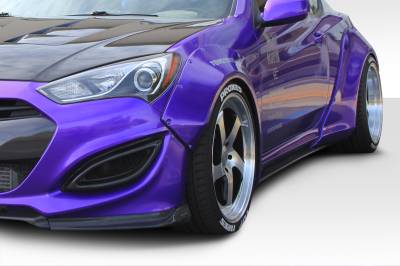 Duraflex - Hyundai Genesis Circuit Duraflex Fender Flares 112625