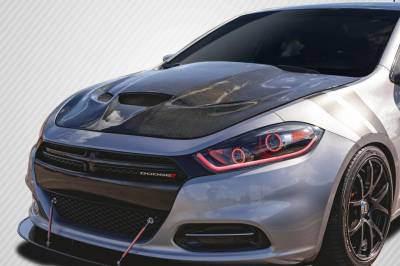 Carbon Creations - Dodge Dart Hellcat Look Carbon Fiber Creations Body Kit- Hood!!! 113648