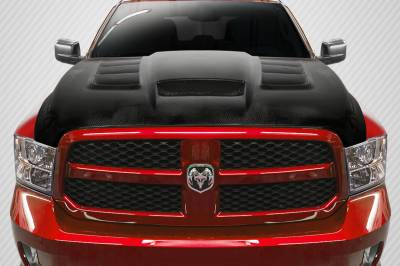 Carbon Creations - Dodge Ram Viper Look Carbon Fiber Creations Body Kit- Hood!!! 113687