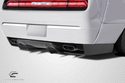 Carbon Creations - Dodge Challenger Circuit Carbon Fiber Rear Bumper Diffuser 113982