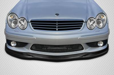 Carbon Creations - Mercedes C Class L Sport Carbon Fiber Front Bumper Lip Body Kit 114363