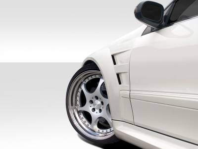 Duraflex - Mercedes-Benz CLK Duraflex Duraflex Black Series Look Wide Body Front Fenders - 2 Piece - 109665