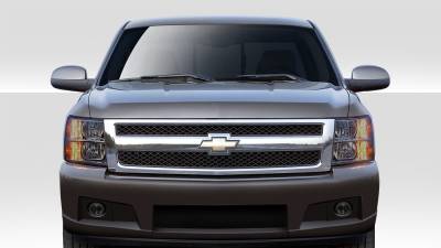 Duraflex - Chevrolet Silverado Duraflex BT-1 Front Bumper Cover - 1 Piece - 109913