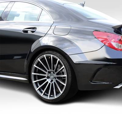 Duraflex - Mercedes-Benz CLA Duraflex Black Series Look Wide Body Rear Fenders - 4 Piece - 112015