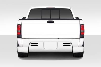 Duraflex - Dodge Ram Duraflex BT-1 Rear Bumper Cover - 1 Piece - 112019