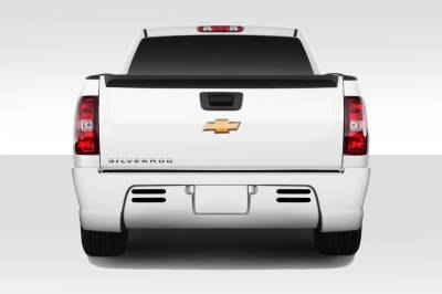 Duraflex - Chevrolet Silverado Duraflex BT-3 Rear Bumper Cover - 1 Piece - 112049