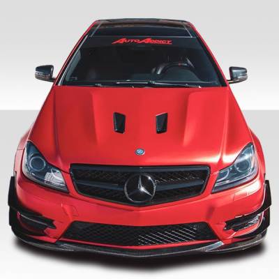 Duraflex - Mercedes C Class Black Series Look Duraflex Body Kit- Hood 112200