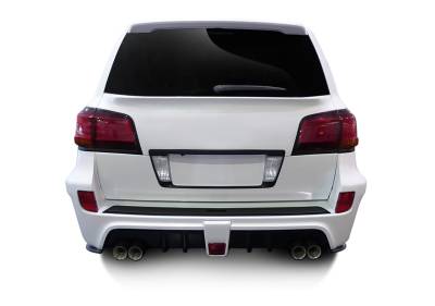 Aero Function - Lexus LX AF-1 Aero Function (GFK) Rear Wide Body Kit Bumper 112292