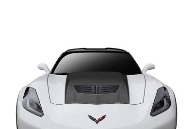 Duraflex - Universal Z06 Look Duraflex Hood Scoop Vent 112447