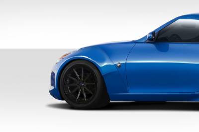 Duraflex - Nissan 370Z Circuit Duraflex 75mm Front Fender Flares 112596