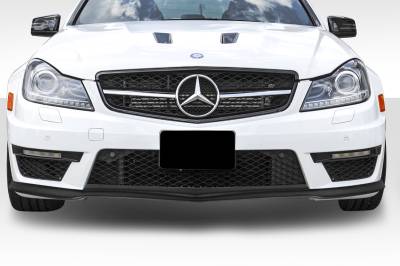 Duraflex - Mercedes C Class BS Look Duraflex Front Bumper Lip Body Kit 112748