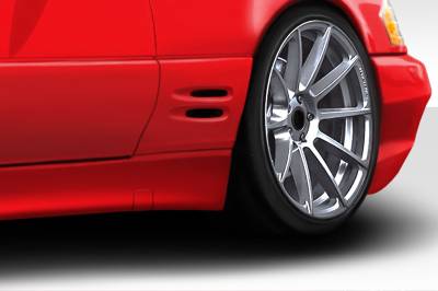 Duraflex - Mercedes SL BR-S Duraflex Side Skirts Body Kit 112841