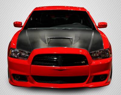 Carbon Creations - Dodge Charger SRT2 DriTech Carbon Fiber Body Kit- Hood 112928