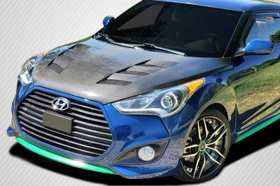 Carbon Creations - Hyundai Veloster AM-S DriTech Carbon Fiber Body Kit- Hood 112952