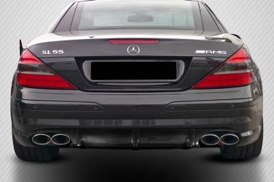 Carbon Creations - Mercedes SL L Sport DriTech Carbon Fiber Rear Bumper Lip Body Kit 112989