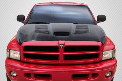 Carbon Creations - 94-01 Dodge Ram Viper Look Dritech Carbon Fiber Body Kit- Hood 113120