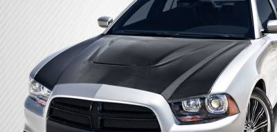 Carbon Creations - Dodge Charger SRT Look DriTech Carbon Fiber Body Kit- Hood 113132