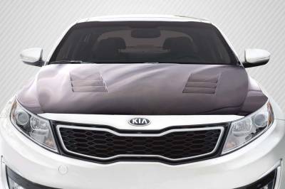 Carbon Creations - Kia Optima TS-1 Carbon Fiber Creations Body Kit- Hood 114418