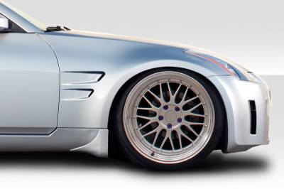 Duraflex - Nissan 350Z D Sport 20mm Duraflex Body Kit- Front Fenders 114766