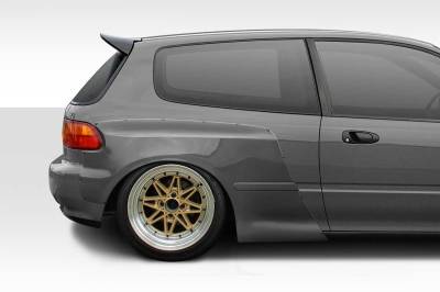 Duraflex - Honda Civic TKO RBS Duraflex Body Kit- Wide Rear Fender Flares 114888