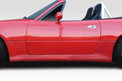 Duraflex - Mazda Miata Works Duraflex Side Skirts Body Kit 114942