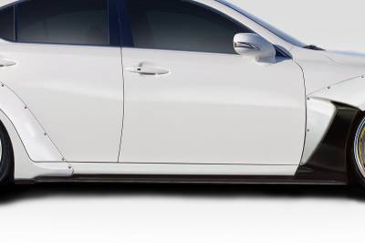 Duraflex - Lexus IS MSR Duraflex Side Skirts Body Kit 115281