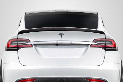 Carbon Creations - Tesla Model X High Kick Carbon Fiber Body Kit-Wing/Spoiler 115815