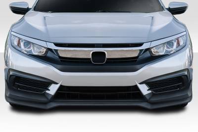 Duraflex - Honda Civic Type M Duraflex Front Bumper Lip Body Kit 116063