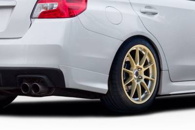 Duraflex - Subaru WRX 4DR OEM Duraflex Rear Bumper Add On Body Kit 116580