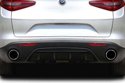 Duraflex - Alfa Romeo Giulia Silkstreak Duraflex Rear Bumper Diffuser Body Kit 118283