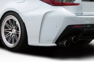 Duraflex - Lexus RC-F Alpha Duraflex Rear Bumper Add On Body Kit 118401