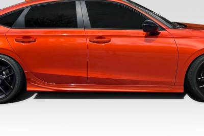 Duraflex - Honda Civic Cava Duraflex Side Skirts Body Kit 118569