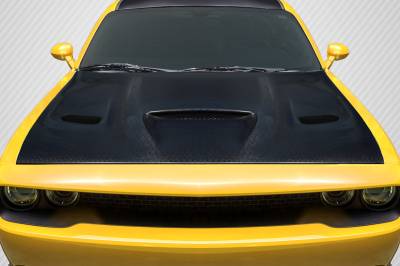 Carbon Creations - Dodge Challenger Hellcat Carbon Fiber Creations Body Kit- Hood 119204