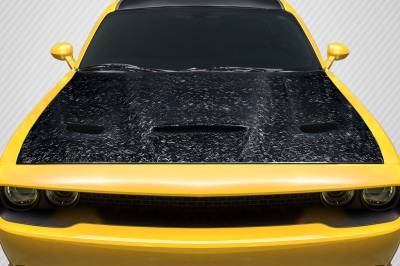 Carbon Creations - Dodge Challenger Hellcat Carbon Fiber Creations Body Kit- Hood 119240