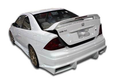 Duraflex - Honda Civic 2DR Duraflex Bomber Rear Bumper Cover - 1 Piece - 100230