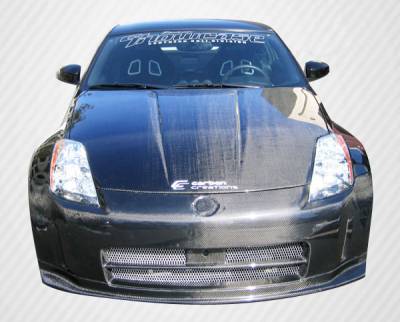 Carbon Creations - Nissan 350Z Carbon Creations OEM Hood - 1 Piece - 100501