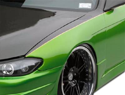 Duraflex - Nissan 240SX Duraflex S15 Conversion OEM Fenders - 2 Piece - 100879