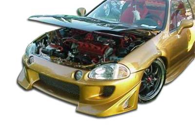 Duraflex - Honda Del Sol Duraflex Blits Front Bumper Cover - 1 Piece - 101249