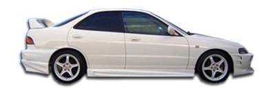 Duraflex - Acura Integra 4DR Duraflex Bomber Side Skirts Rocker Panels - 2 Piece - 101387