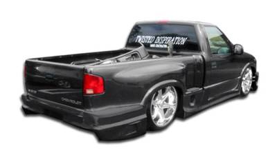 Duraflex - Chevrolet S10 Duraflex Drifter Rear Bumper Cover - 1 Piece - 101420