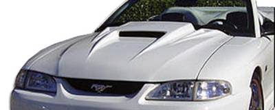 Duraflex - Ford Mustang Duraflex Spyder 3 Hood - 1 Piece - 101423