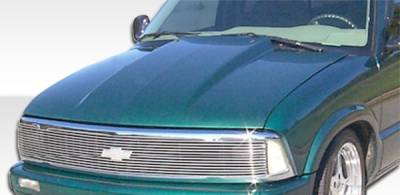 Duraflex - Chevrolet S10 Duraflex Cowl Hood - 1 Piece - 103017