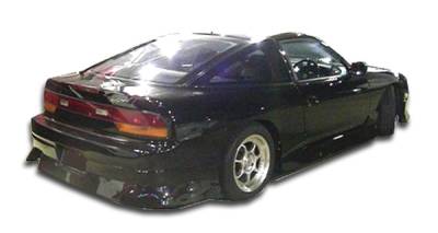 Duraflex - Nissan 240SX HB Duraflex Type U Rear Bumper Cover - 1 Piece - 103549