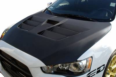 Duraflex - Mitsubishi Lancer Duraflex GT Concept Hood - 1 Piece - 104642