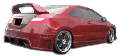 Duraflex - Honda Civic 2DR Duraflex Sigma Rear Bumper Cover - 1 Piece - 104696