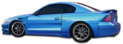 Duraflex - Ford Mustang Duraflex GT500 Wide Body Door Caps - 2 Piece - 104834