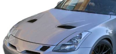 Duraflex - Nissan 350Z Duraflex TS-1 Hood - 1 Piece - 104861