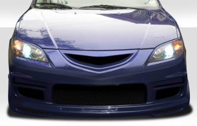 Duraflex - Mazda 3 4DR Duraflex K-2 Front Bumper Cover - 1 Piece - 104902