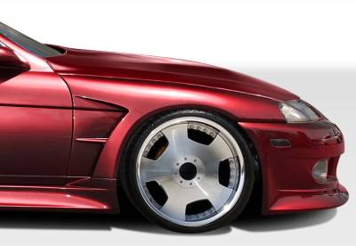 Duraflex - Lexus SC Duraflex V-Speed Wide Body Front Fenders - 2 Piece - 106574